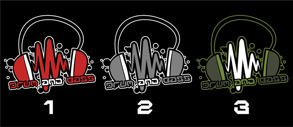 Tričko dnb, drum and bass dámské Phones