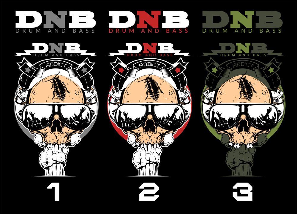 Tílko dnb, drum and bass dámké Addict