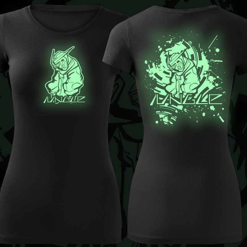 Tričko dnb, drum and bass svítící potisk