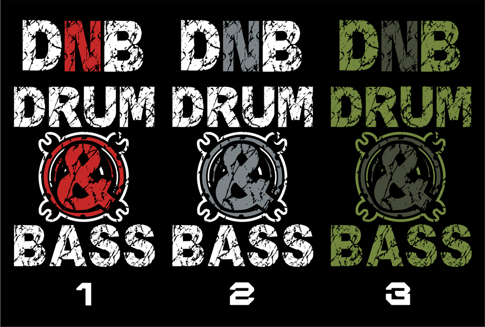 Mikina dnb, drum and bass klokanka