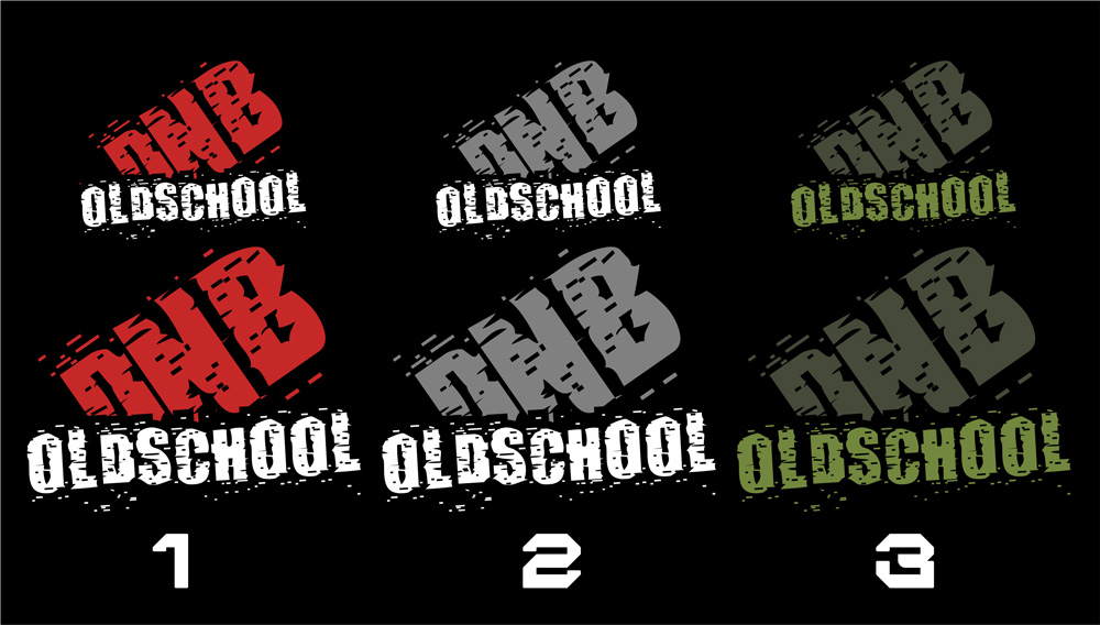 Mikina dnb, drum and bass klokanka Oldschool