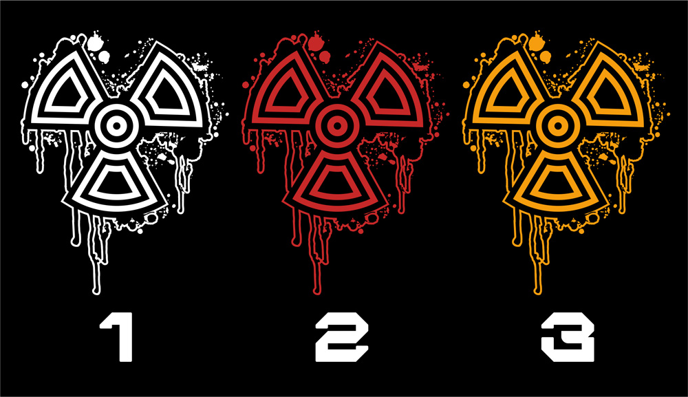 Mikina dnb, drum and bass klokanka Radioactive