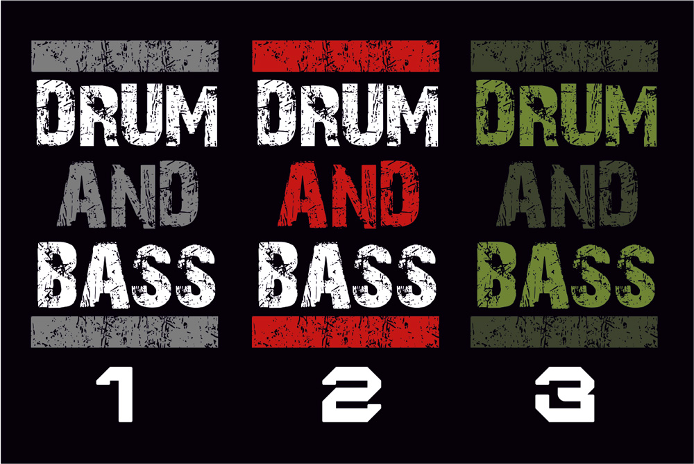 Taška přes rameno dnb, drum and bass 