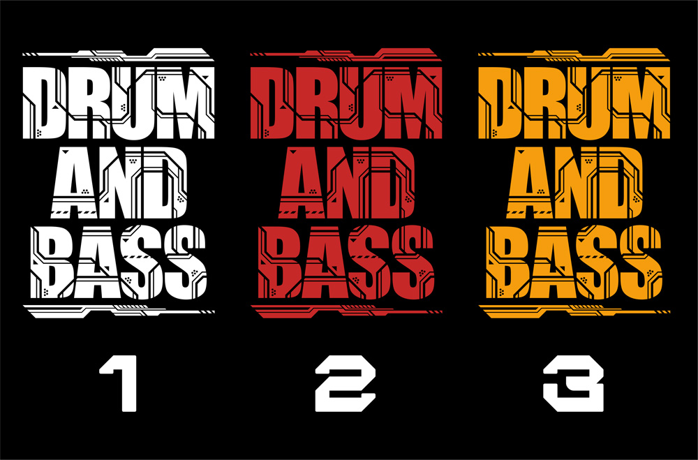 Taška přes rameno dnb, drum and bass
