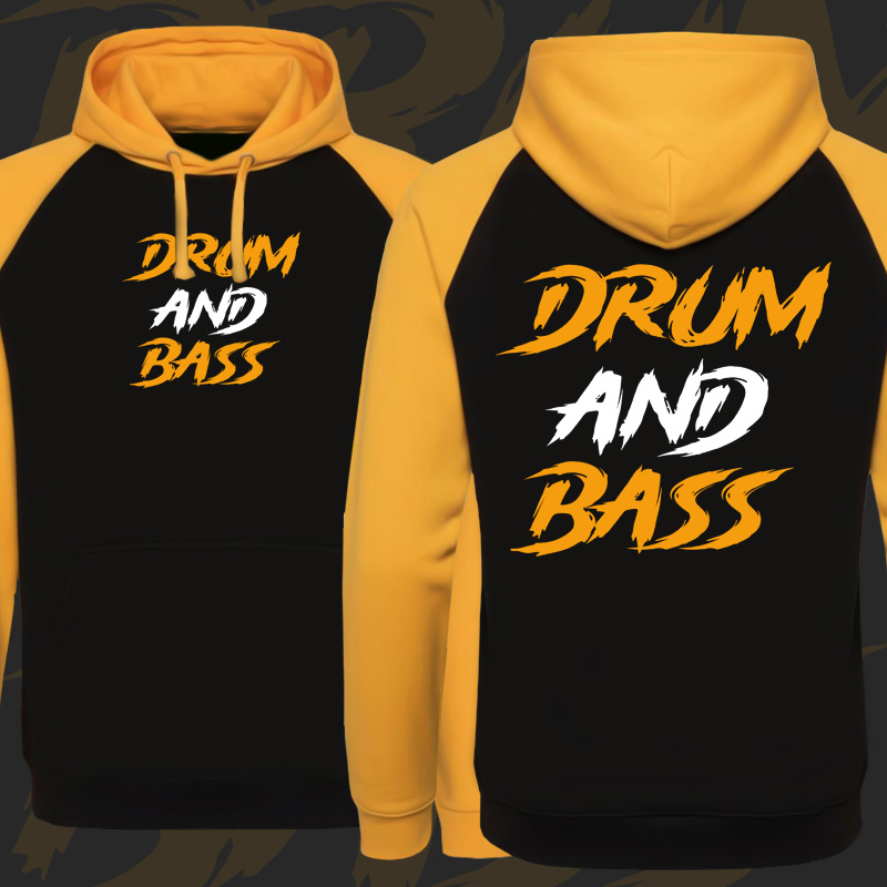 Mikina dnb, drum and bass klokanka