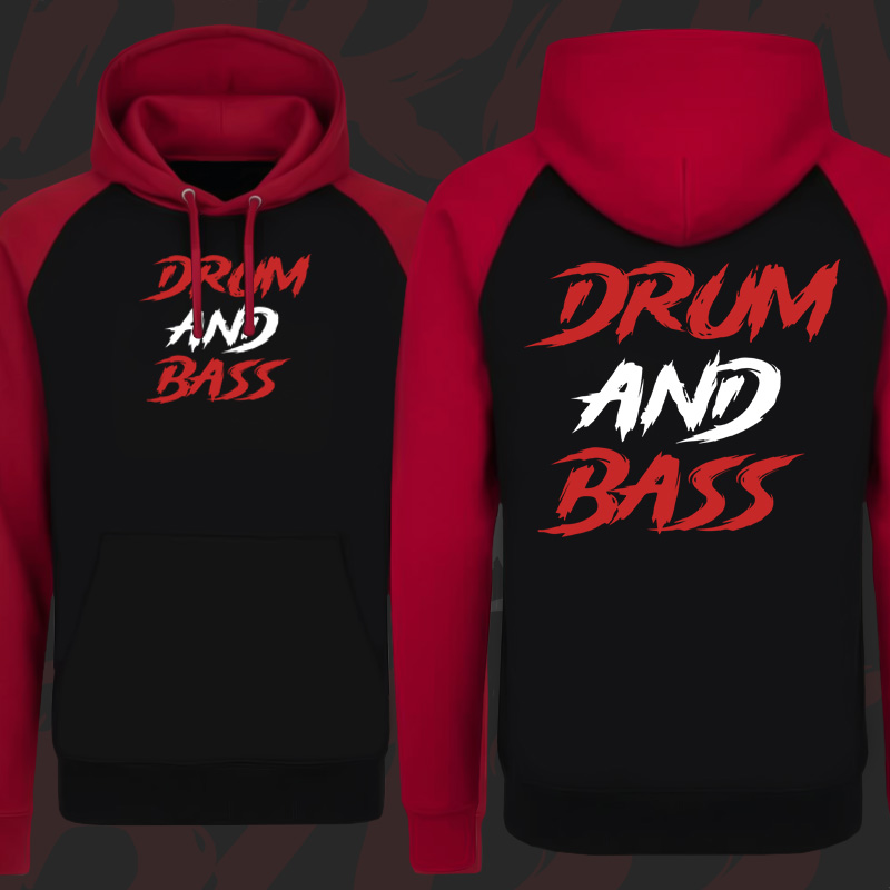 Mikina dnb, drum and bass klokanka