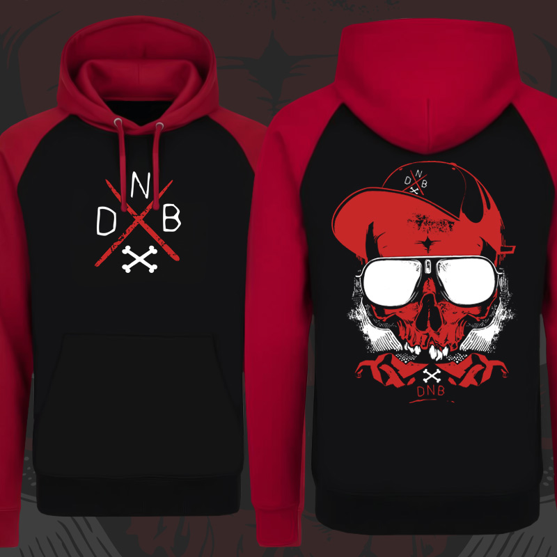 Mikina dnb, drum and bass klokanka