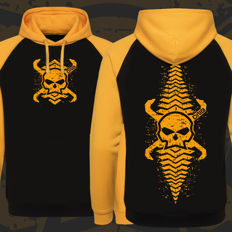 Mikina dnb, drum and bass klokanka