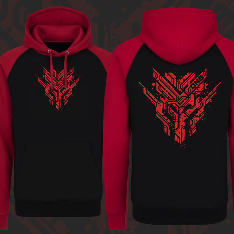 Mikina dnb, drum and bass klokanka