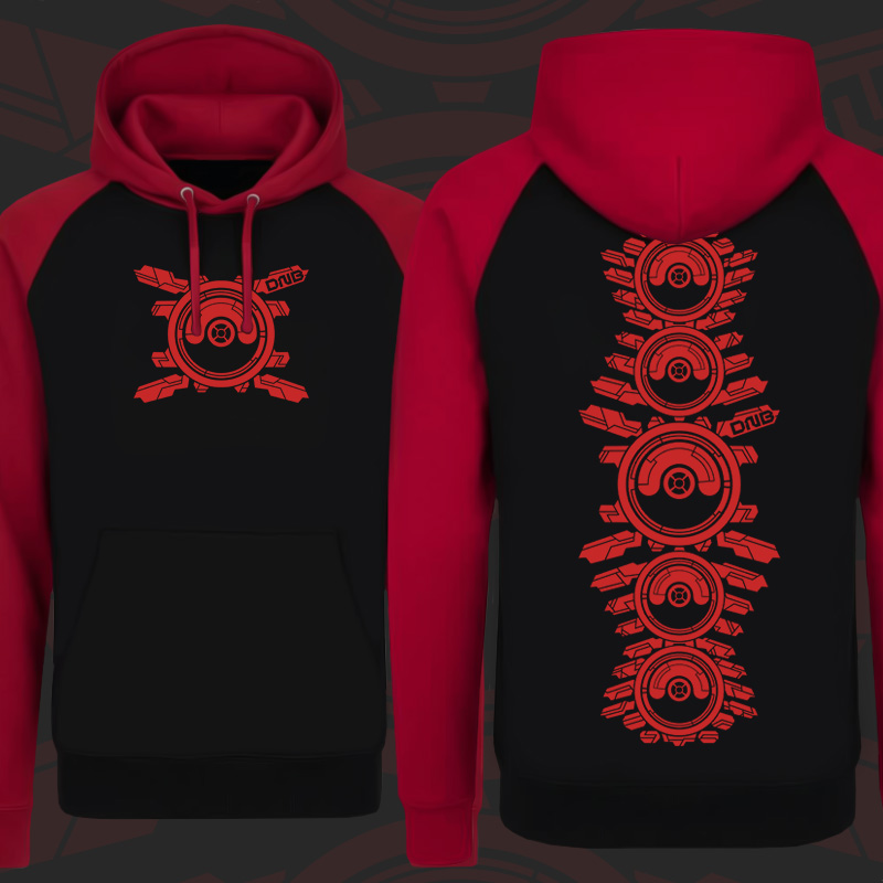 Mikina dnb, drum and bass klokanka