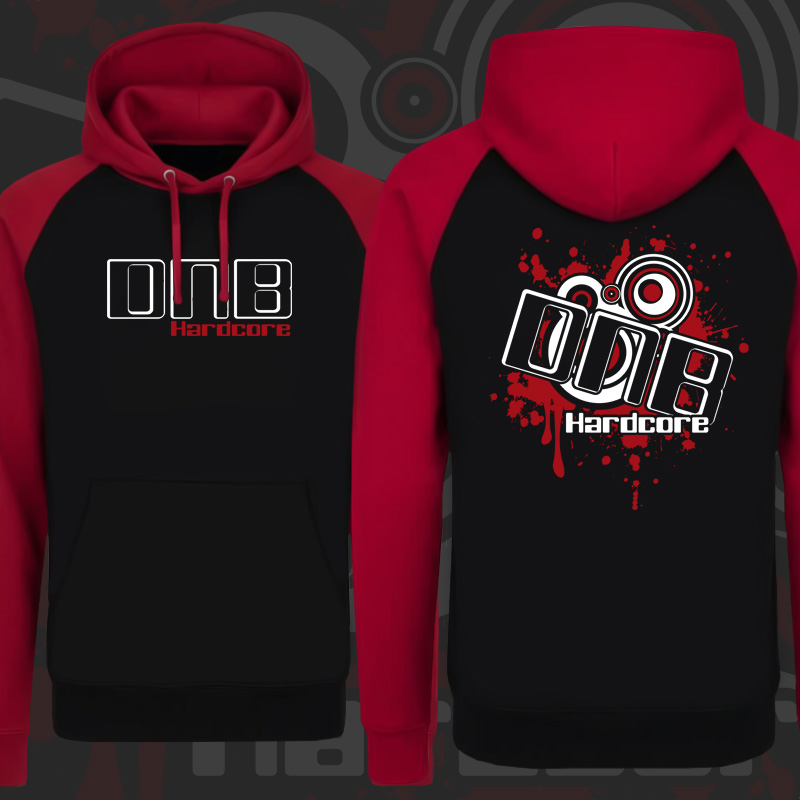 Mikina dnb, drum and bass klokanka