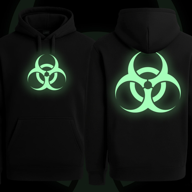 Mikina dnb, drum and bass klokanka svítící potisk