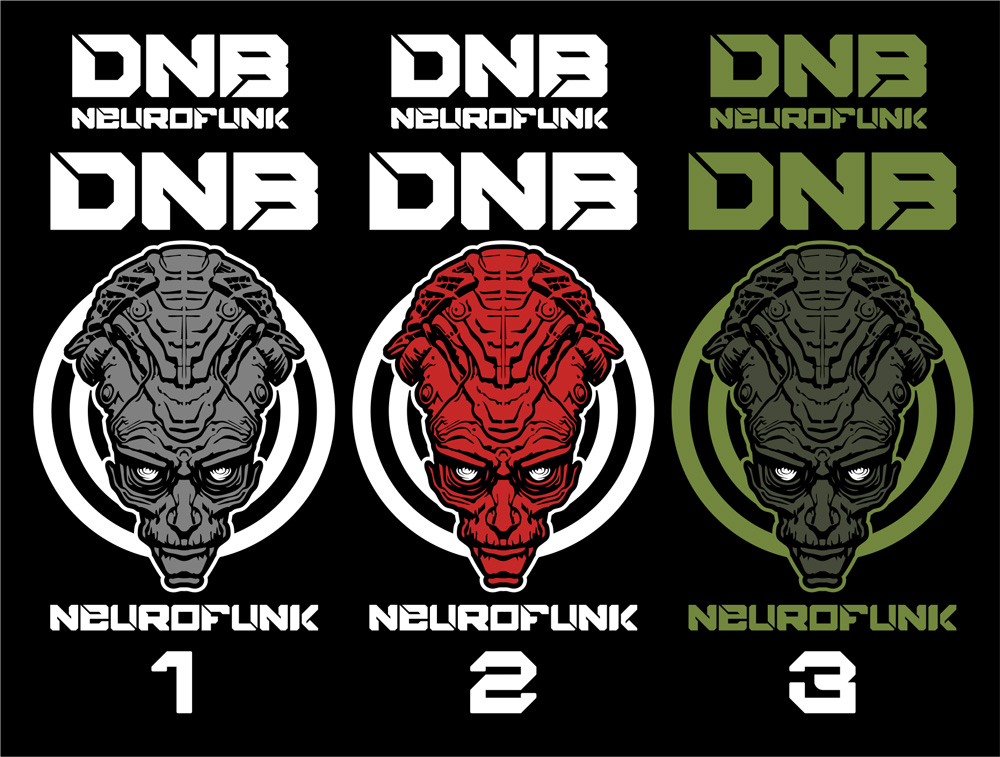 Mikina dnb, drum and bass klokanka