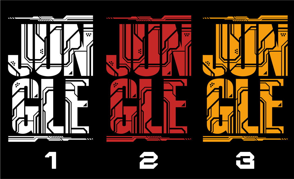 Mikina dnb, drum and bass klokanka Jungle