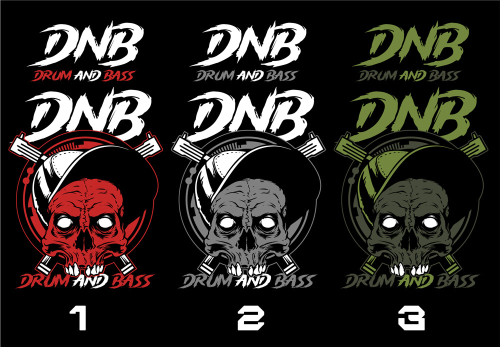 Mikina dnb, drum and bass klokanka 