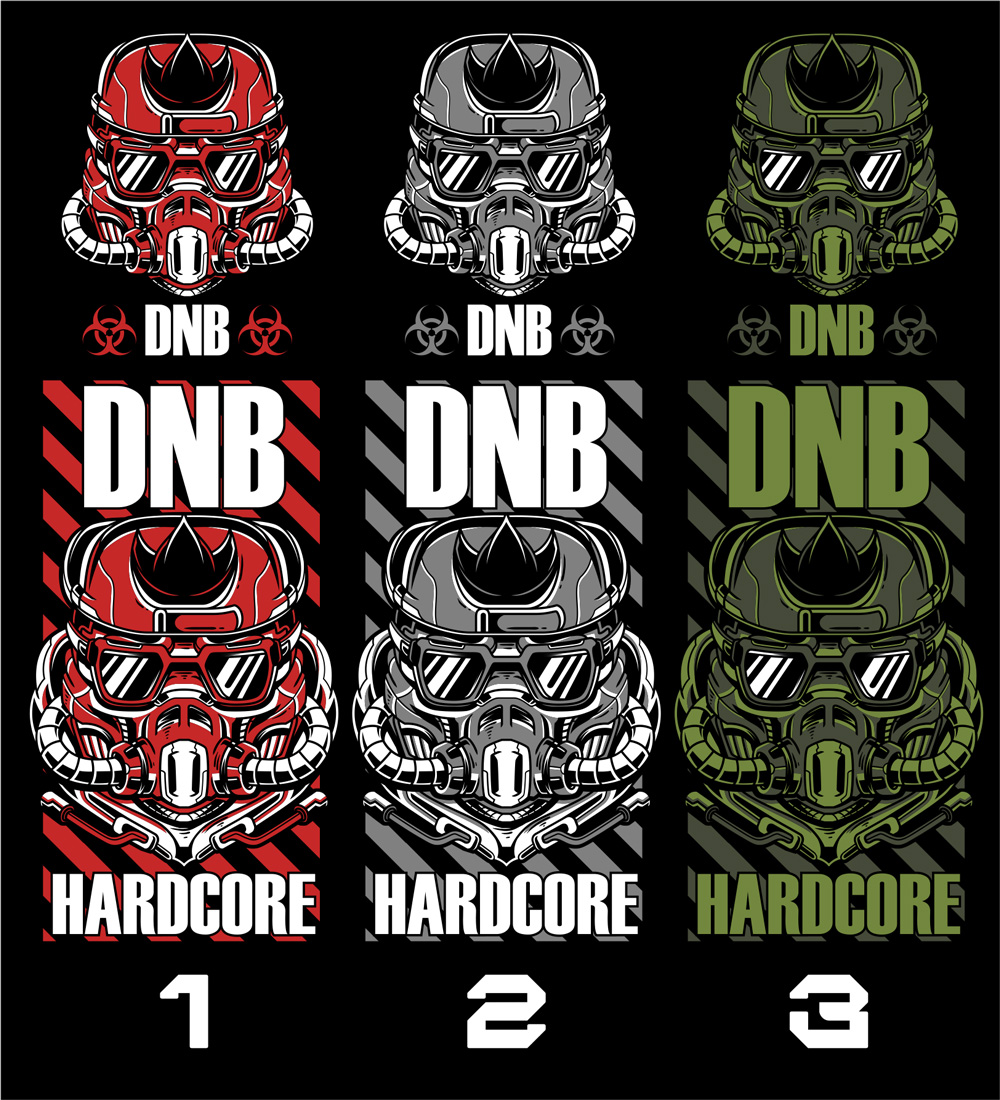 Mikina dnb, drum and bass klokanka 