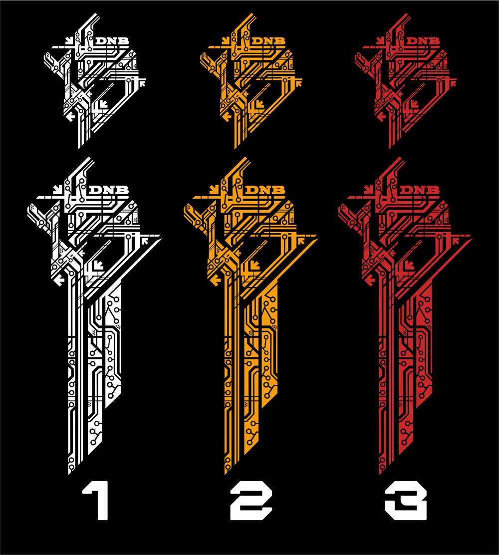 Mikina dnb, drum and bass klokanka 