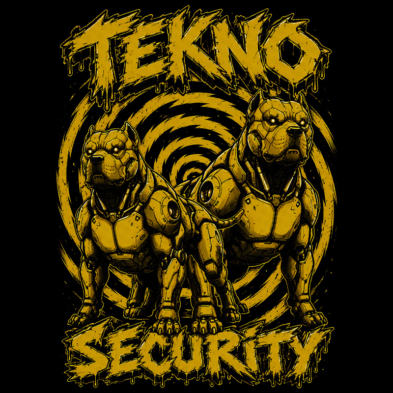 Tričko tekno pánské Tekno security