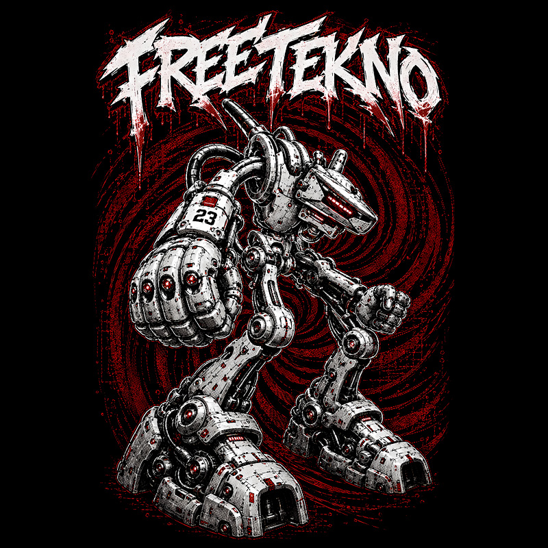 Tričko tekno pánské Freetekno
