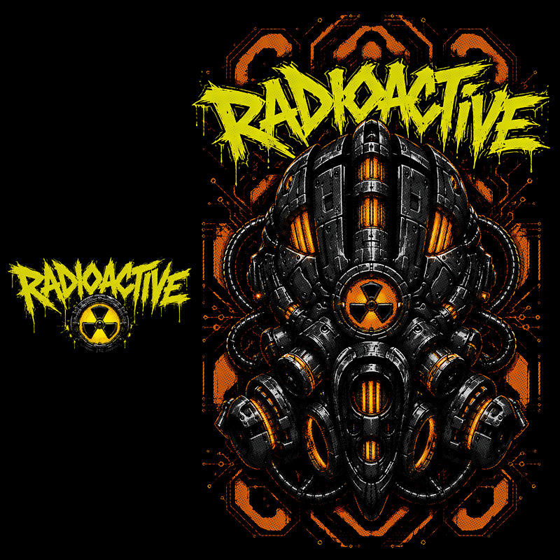 Tričko tekno pánské Radioactive