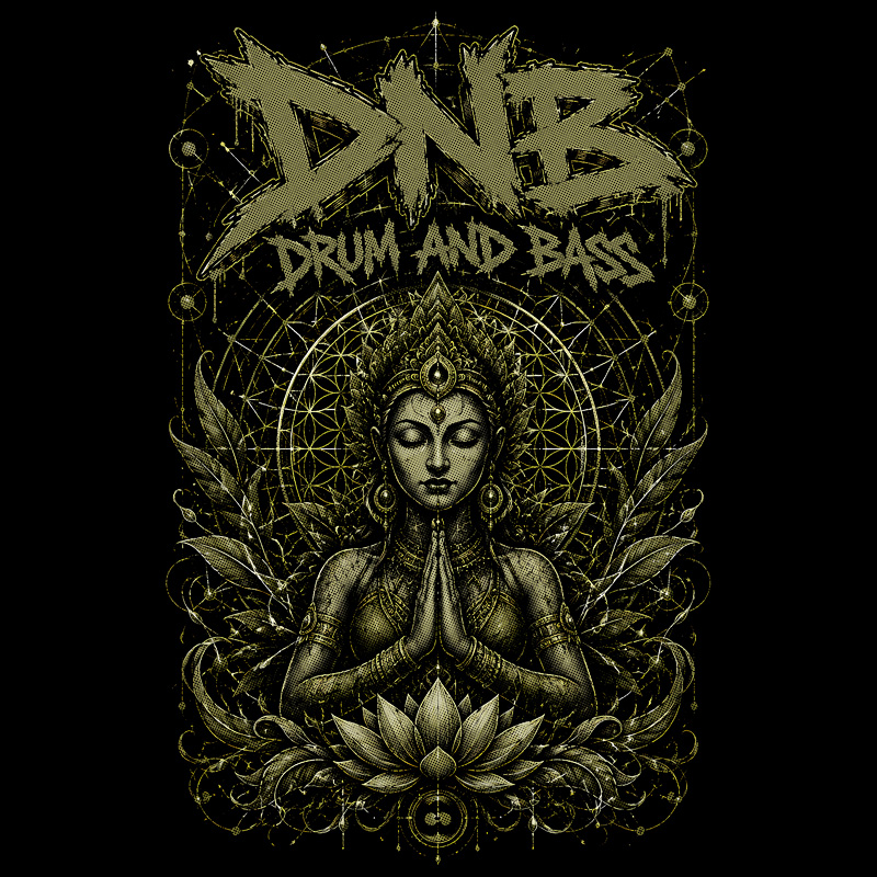 Tričko dnb, drum and bass pánské