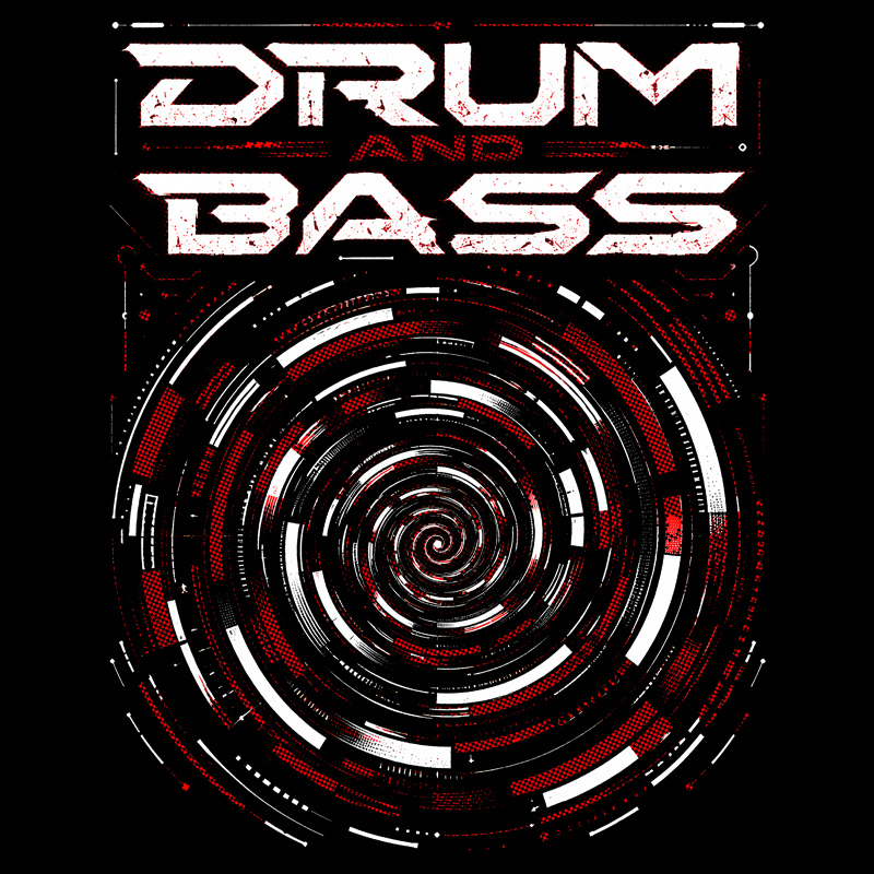 Tričko dnb, drum and bass pánské