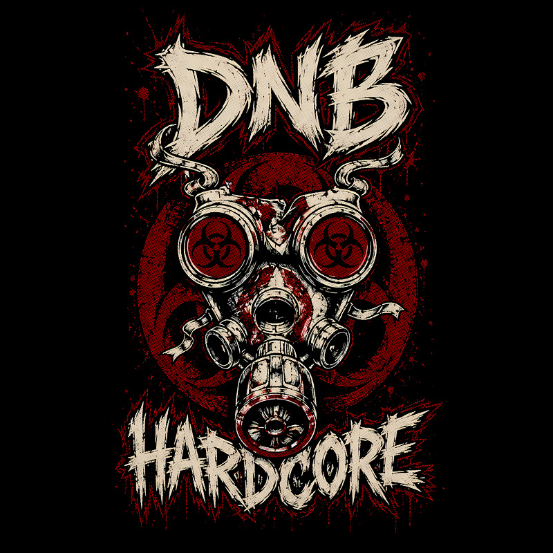 Tričko dnb, drum and bass pánské