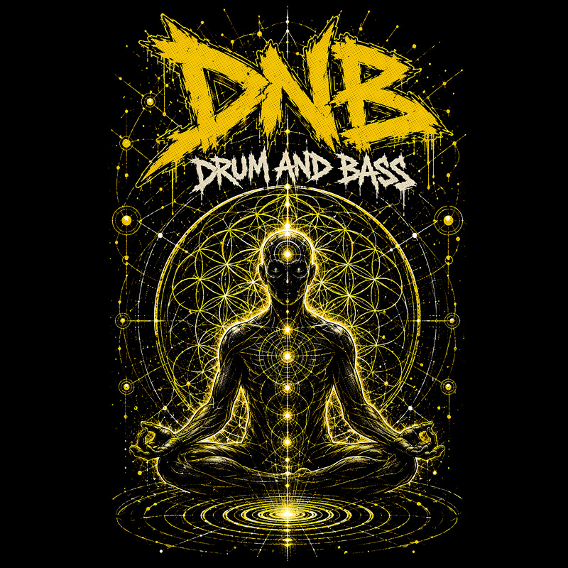 Tričko dnb, drum and bass pánské