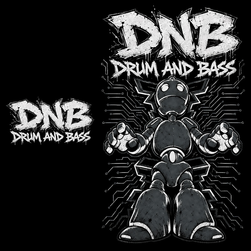 Tričko dnb, drum and bass pánské