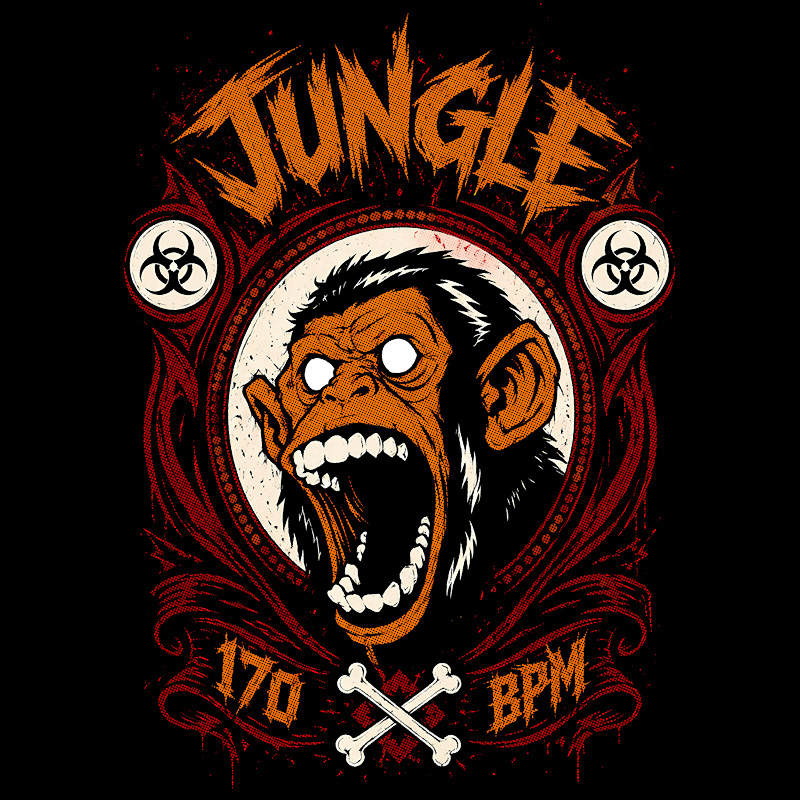 Tričko dnb, drum and bass pánské