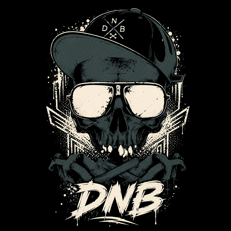 Tričko dnb, drum and bass pánské