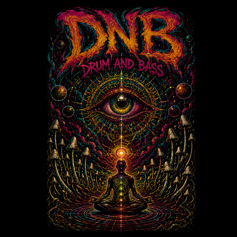 Tričko dnb, drum and bass pánské