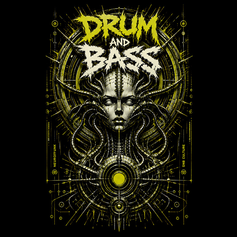 Tričko dnb, drum and bass pánské