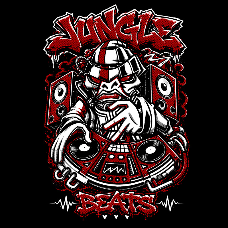 Tričko dnb, drum and bass pánské