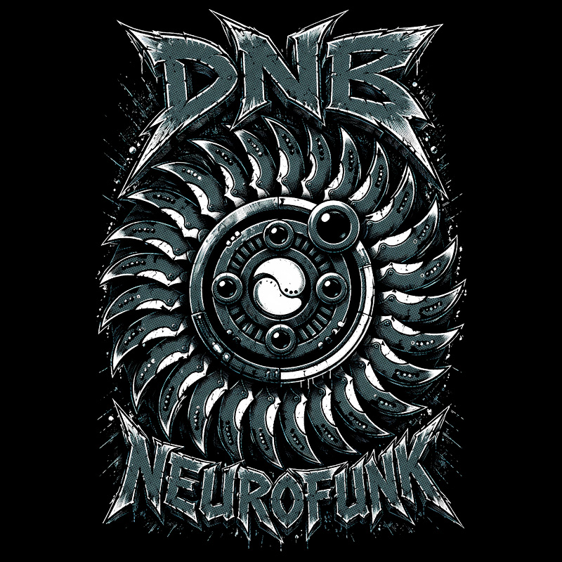 Tričko dnb, drum and bass pánské