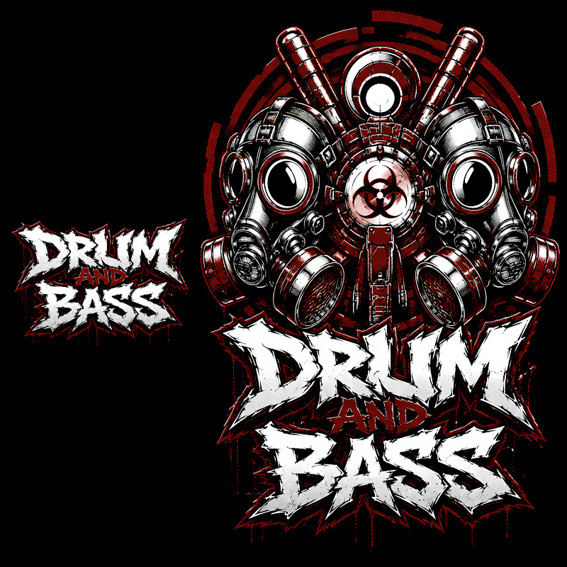 Tričko dnb, drum and bass pánské