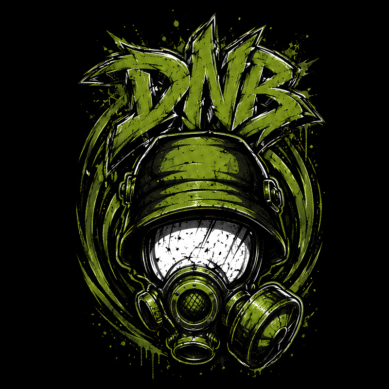 Tričko dnb, drum and bass pánské