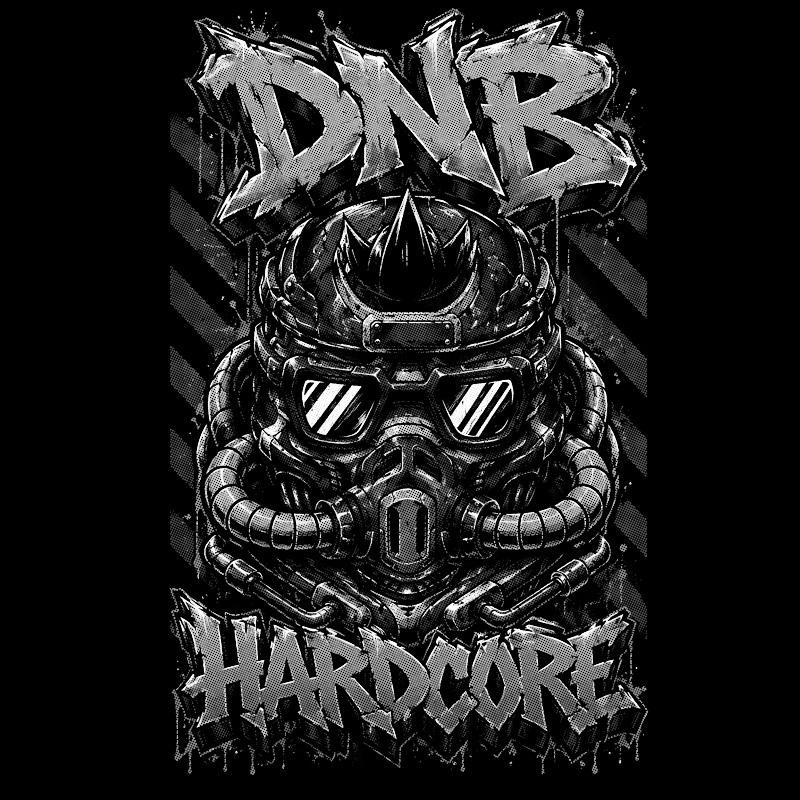 Tričko dnb, drum and bass pánské