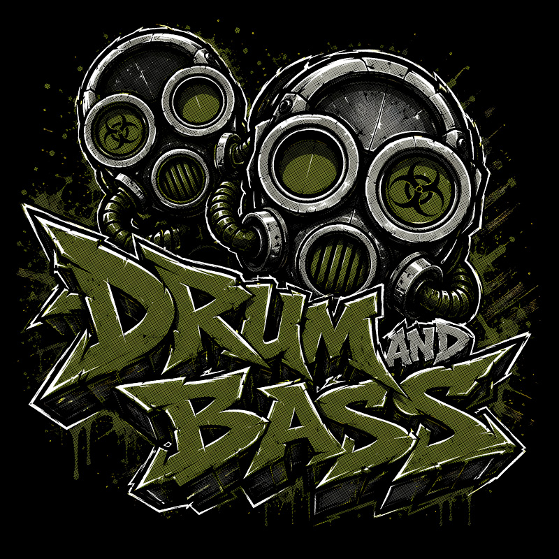 Tričko dnb, drum and bass pánské
