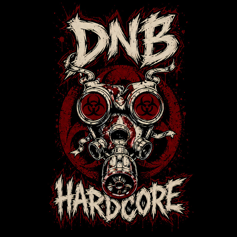 Tričko dnb, drum and bass pánské