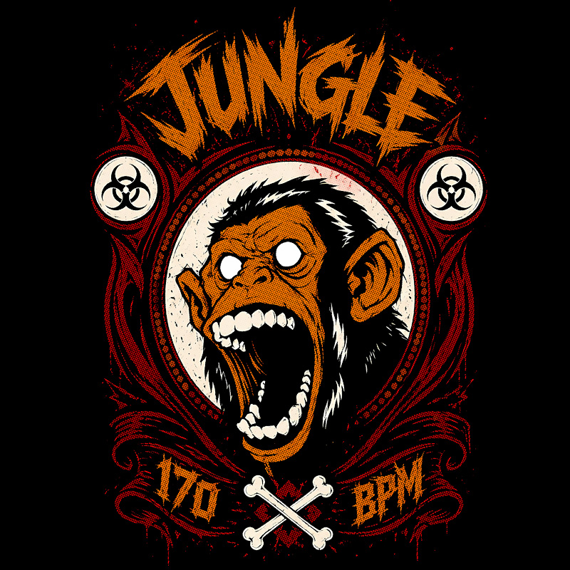 Tričko dnb, drum and bass pánské