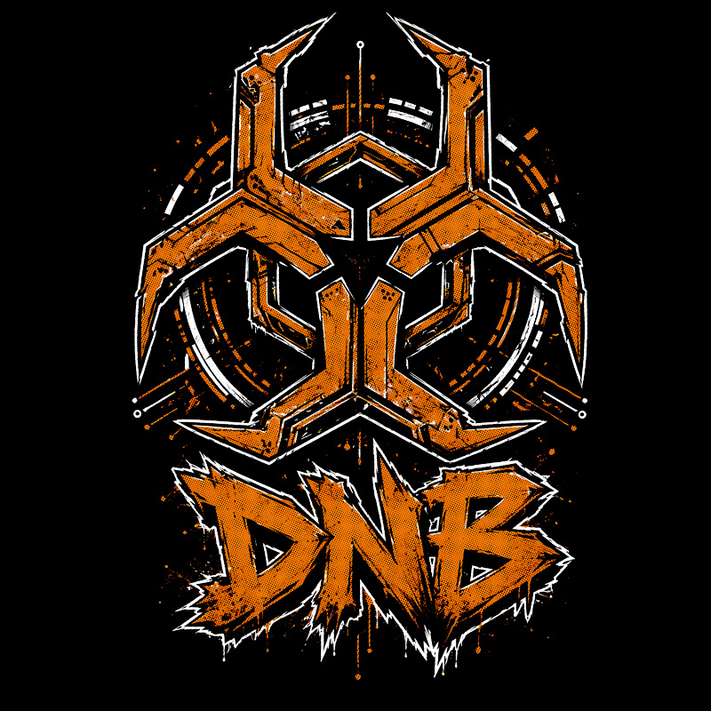 Tričko dnb, drum and bass pánské