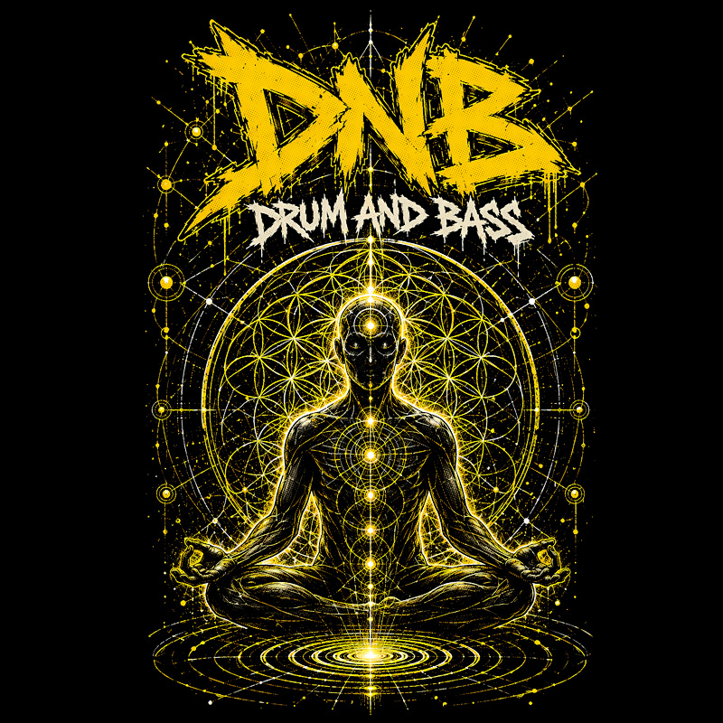 Tričko dnb, drum and bass pánské