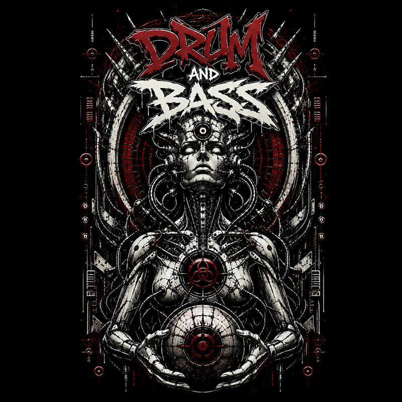 Tričko dnb, drum and bass pánské