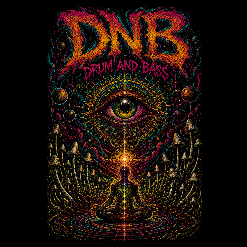 Tričko dnb, drum and bass pánské