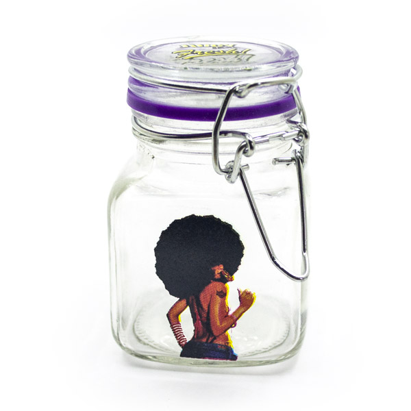 Sklenička pro skladování CBD, bylinek Woman (80ml)