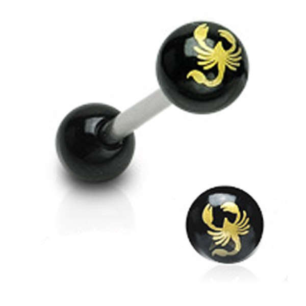 Piercing do jazyka 1,6x16x6mm
