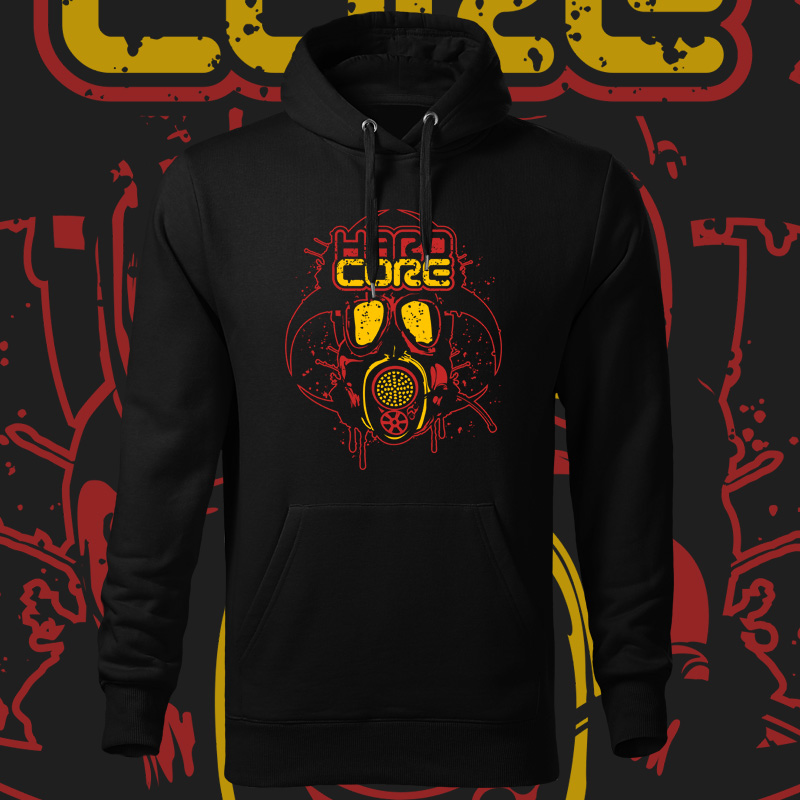 Mikina pánská tekno hardcore