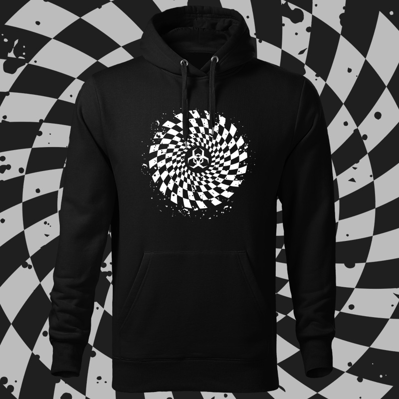 Mikina pánská tekno toxic spiral