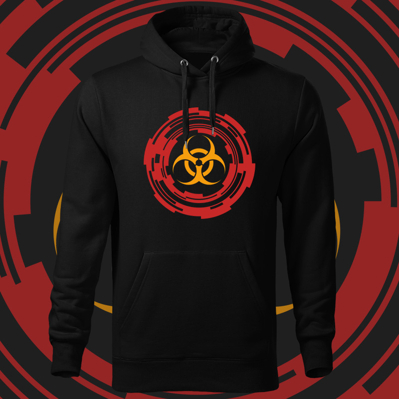 Mikina pánská tekno biohazard